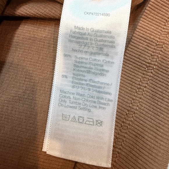 Madewell Brown Ribbed Knit Midi Dress Size Medium - Picture 6 of 11